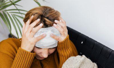 Photograph of a Woman with a Headache