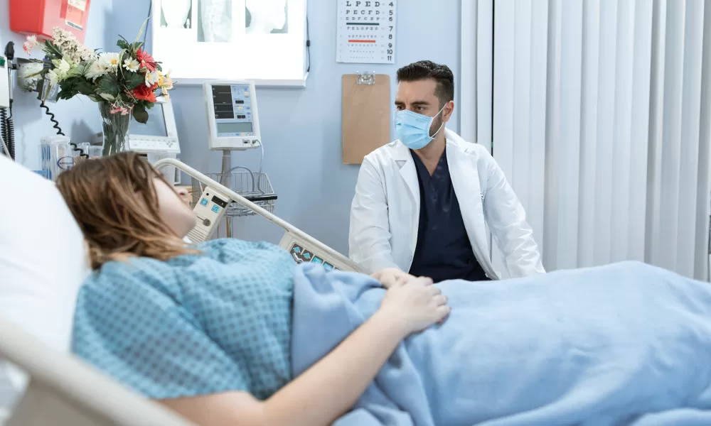 Doctor talking to a Patient
