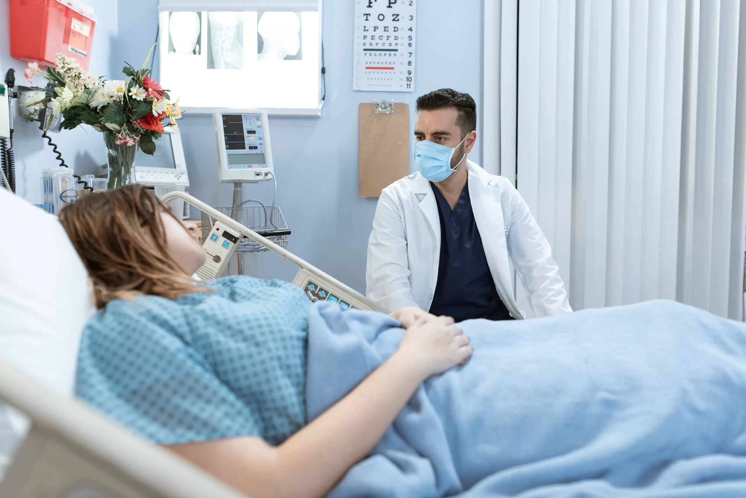 Doctor talking to a Patient