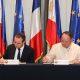 French Minister for the Armed Forces Sébastien Lecornu and Defense Secretary Gilberto Teodoro Jr.