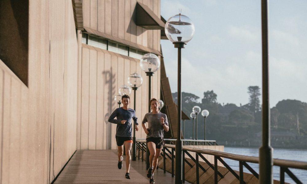 Man And Woman Jogging