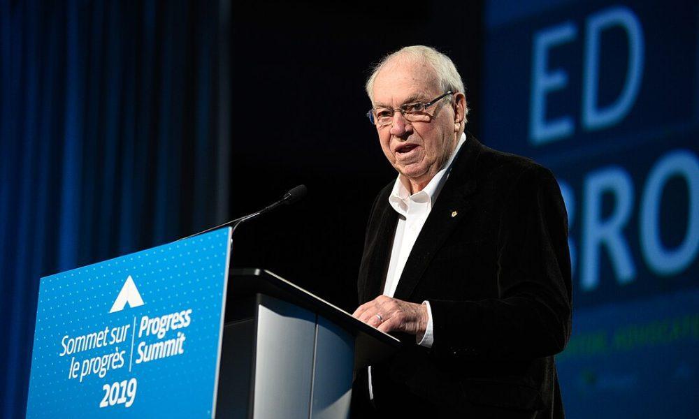 Former NDP leader Ed Broadbent
