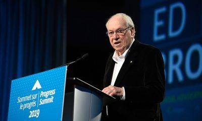 Former NDP leader Ed Broadbent