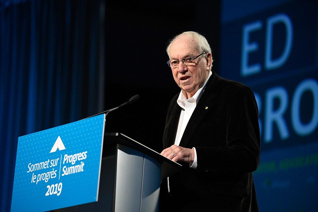 Former NDP leader Ed Broadbent