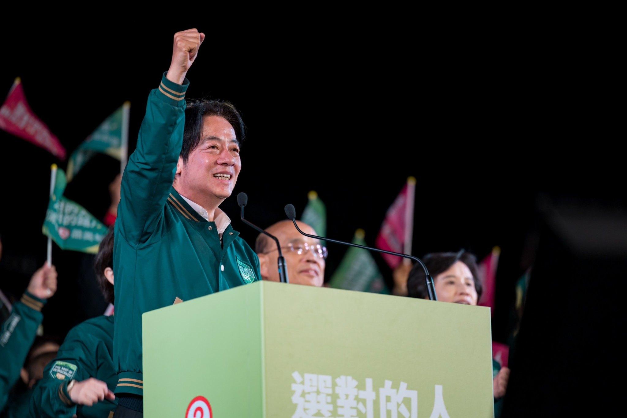 Taiwan President-elect Lai Ching-te