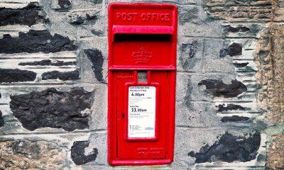 old red post box