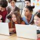 children using laptop