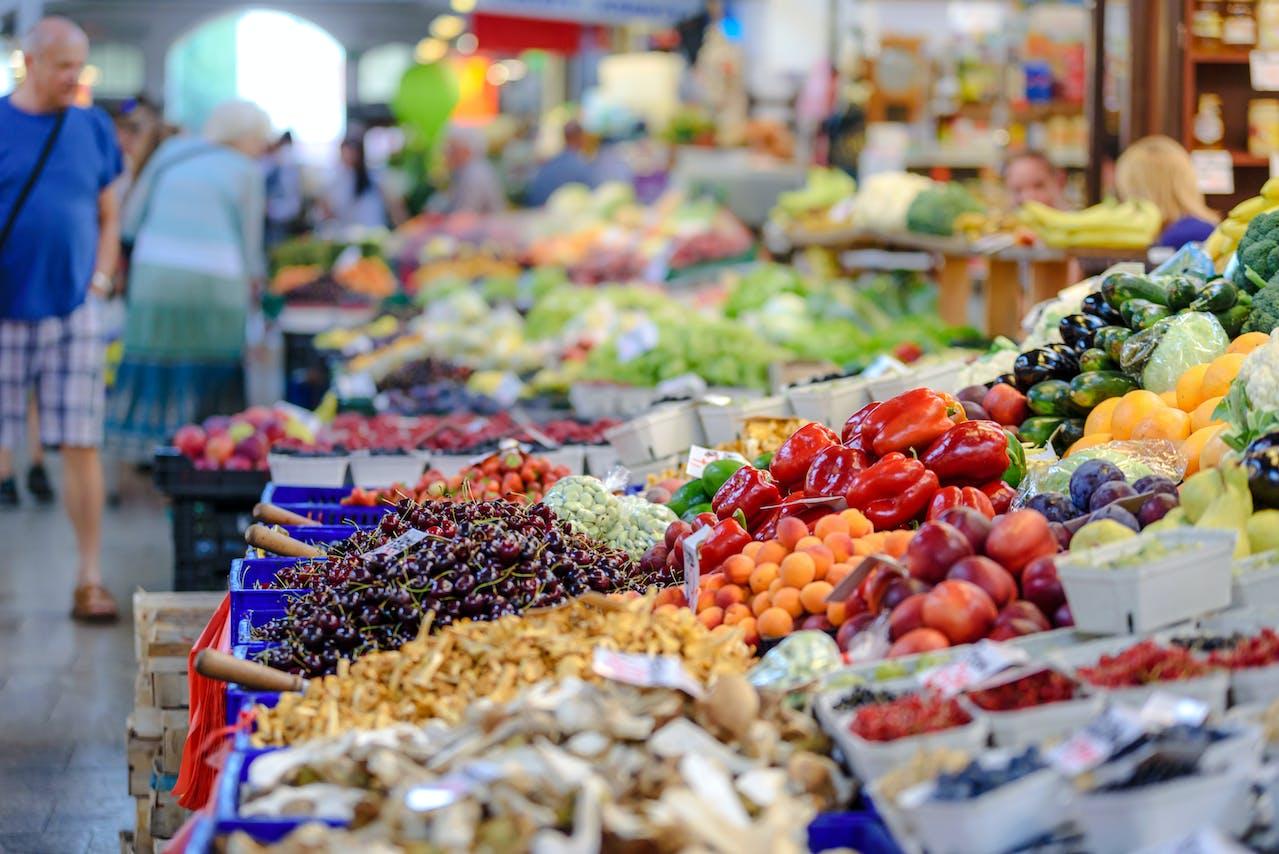 vegetables stall