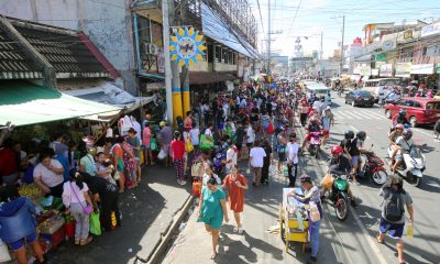 people on side of road