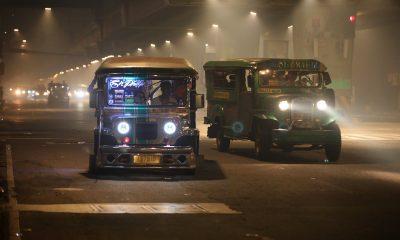 Jeepney at night