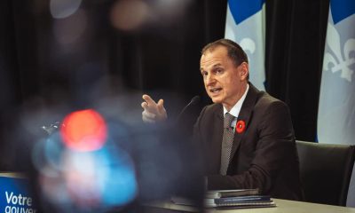 Finance Minister Eric Girard