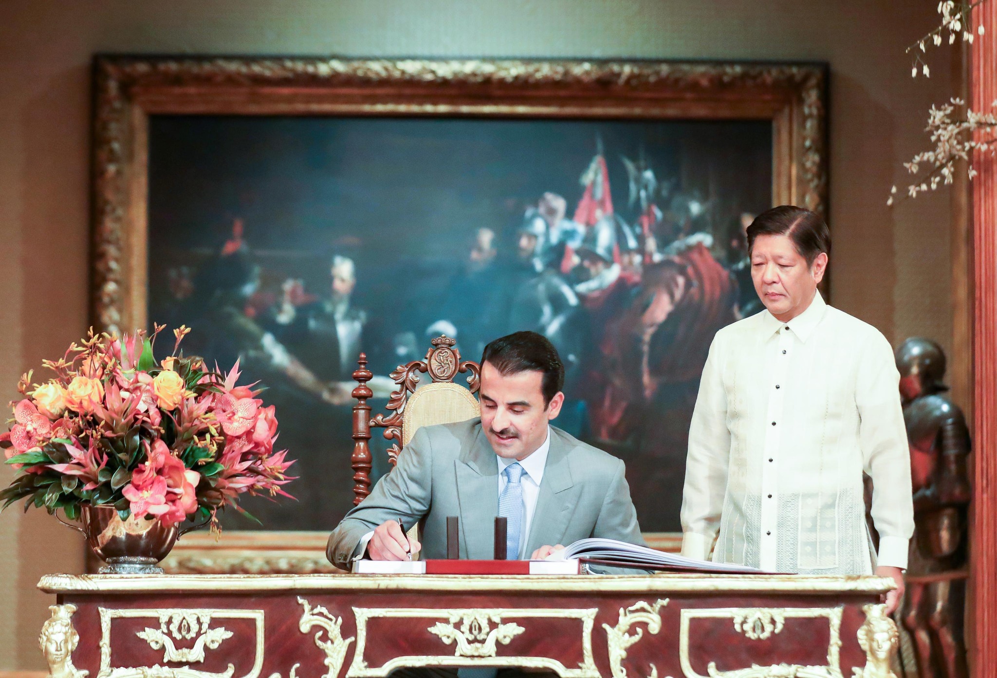 PBBM, Qatar State Minister for Foreign Affairs Soltan bin Saad Al-Muraikhi