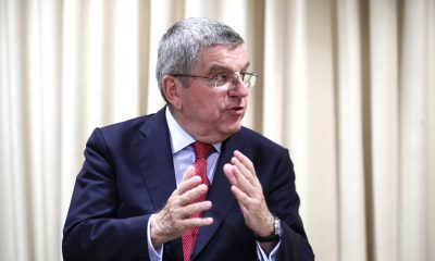 President of the Inter-Olympic Committee Thomas Bach