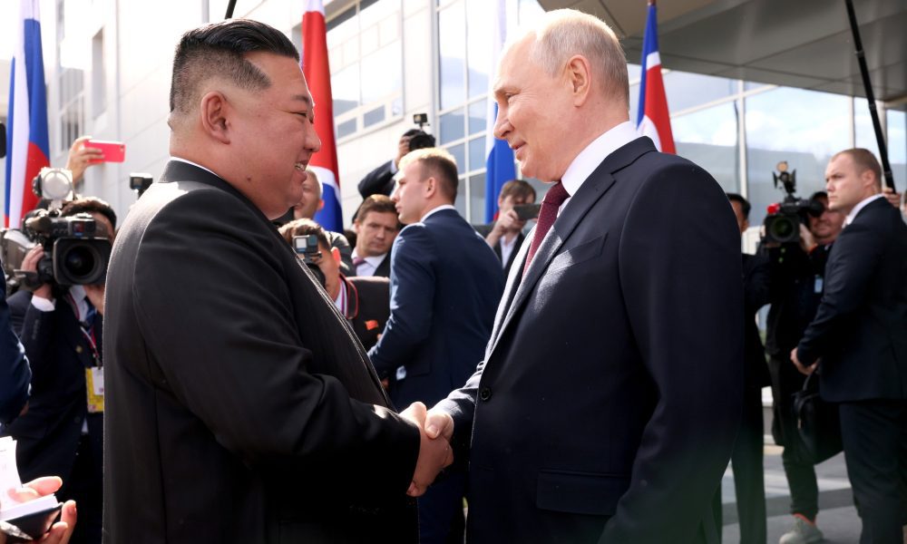 Kim Jong Un and Vladimir Putin