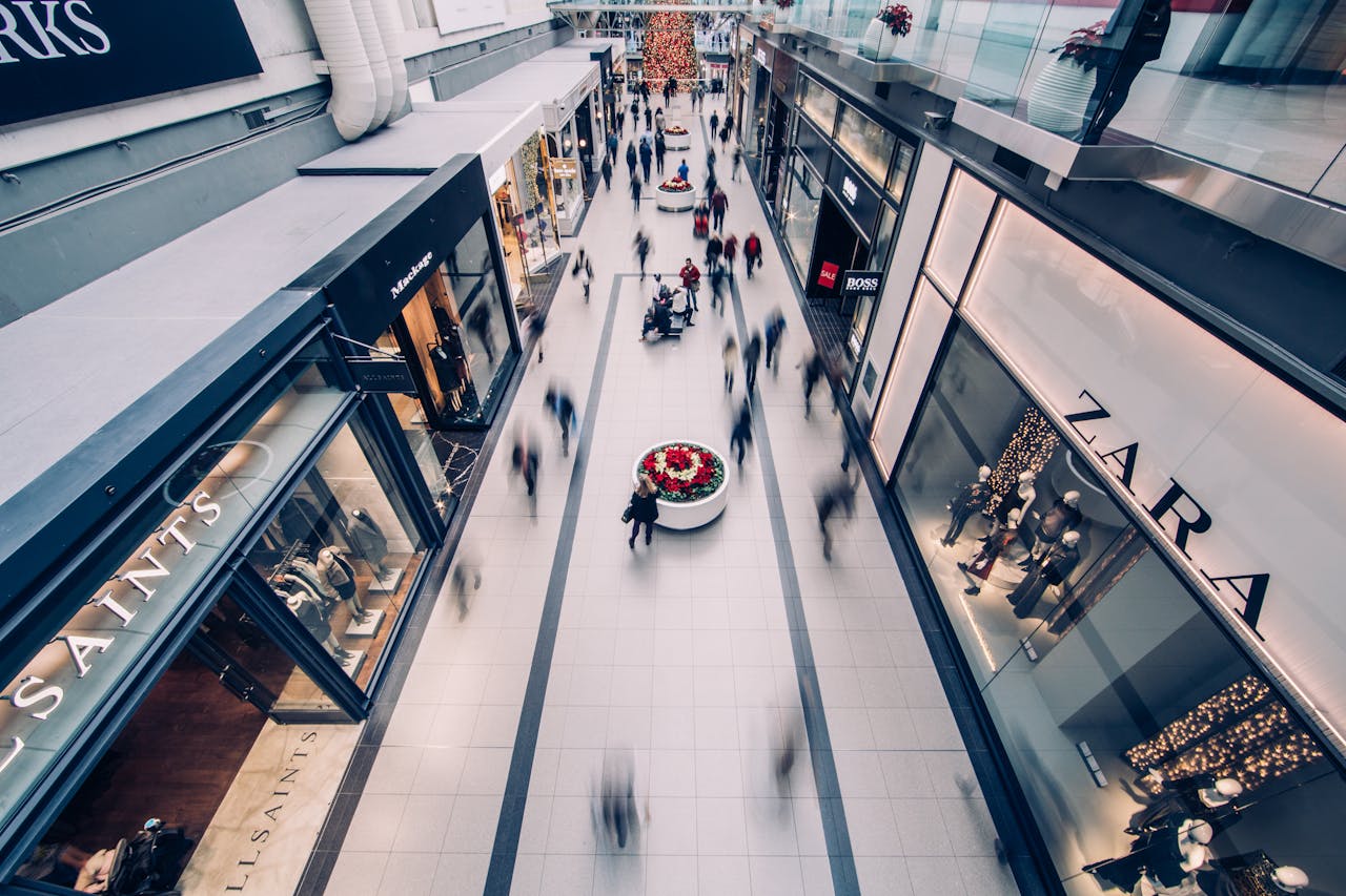 people walking inside shopping mall
