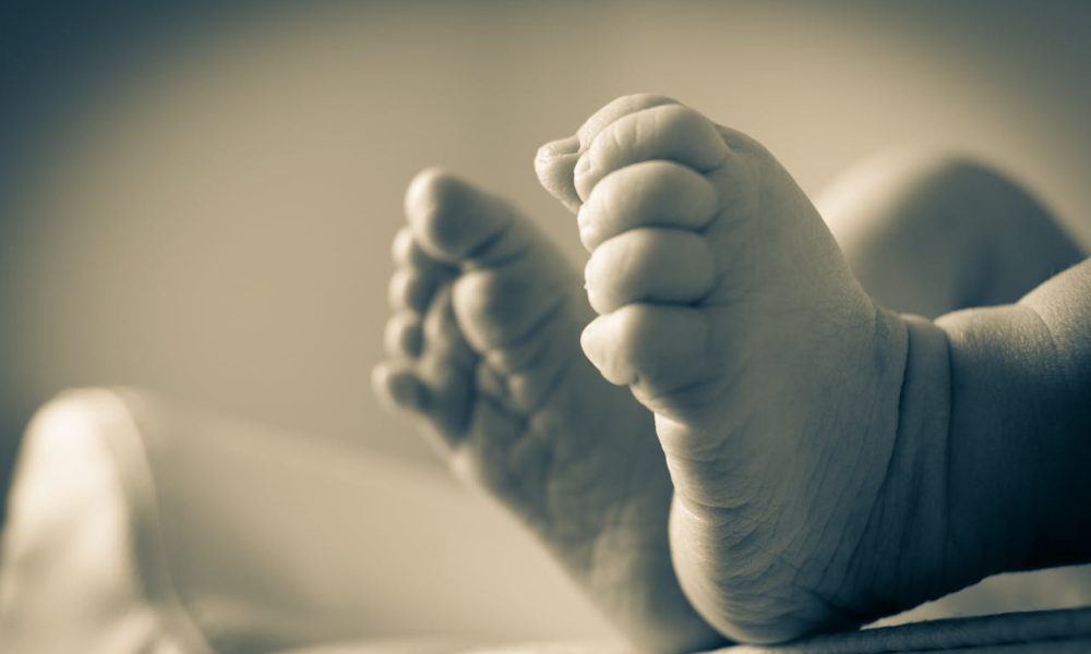 newborn's feet