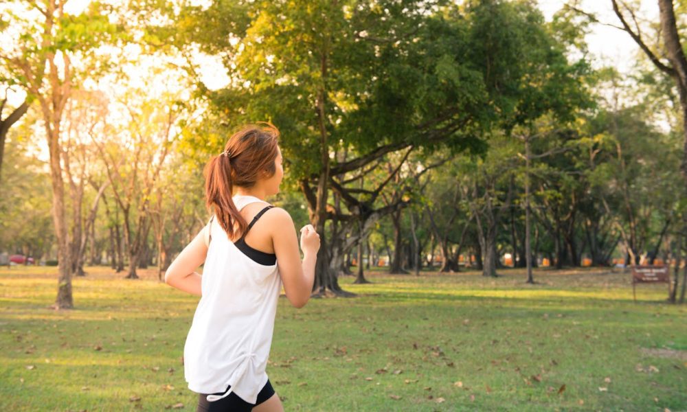 girl running