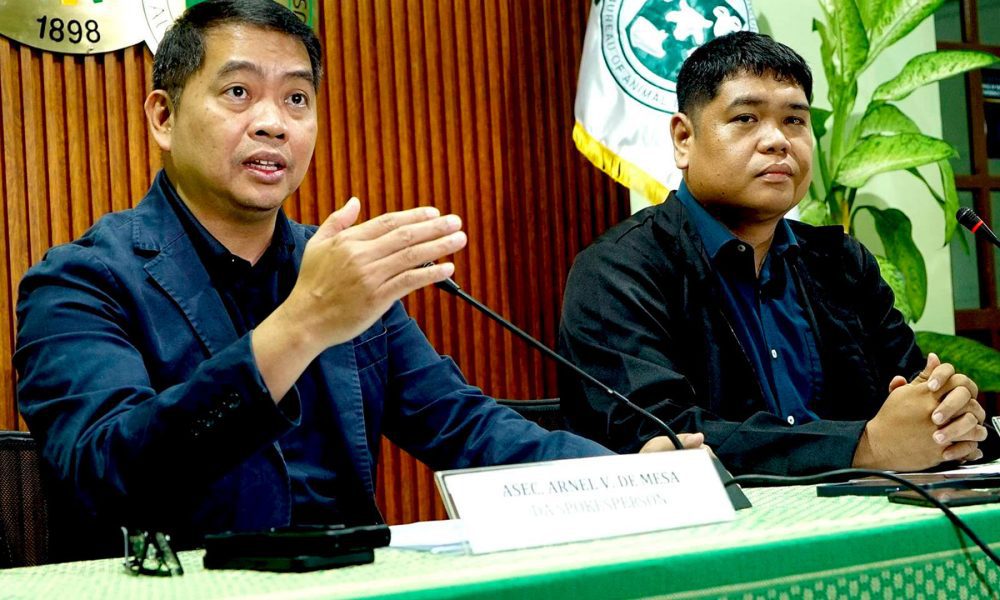 Department of Agriculture (DA) Assistant Secretary Spokesperson Arnel V. De Mesa
