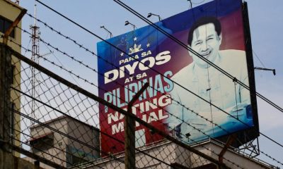 Quiboloy's poster along EDSA