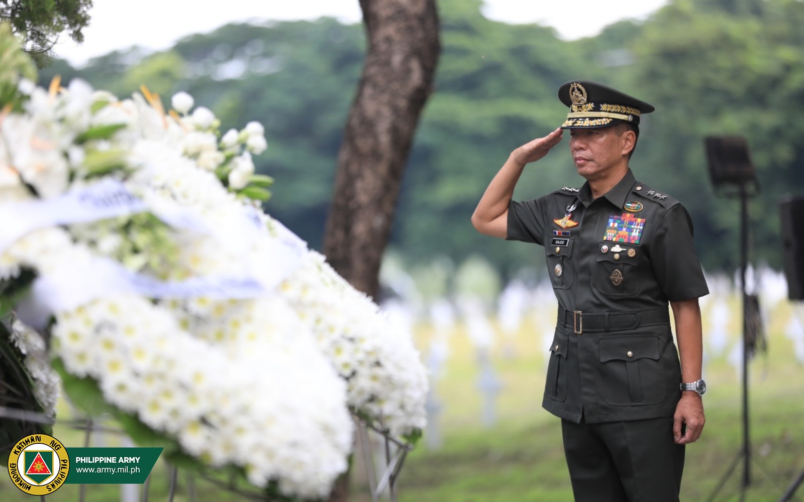 Philippine Army chief Lt. Gen. Roy Galido
