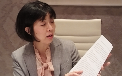 Japanese Ministry of Foreign Affairs Deputy Press Secretary Mariko Kaneko