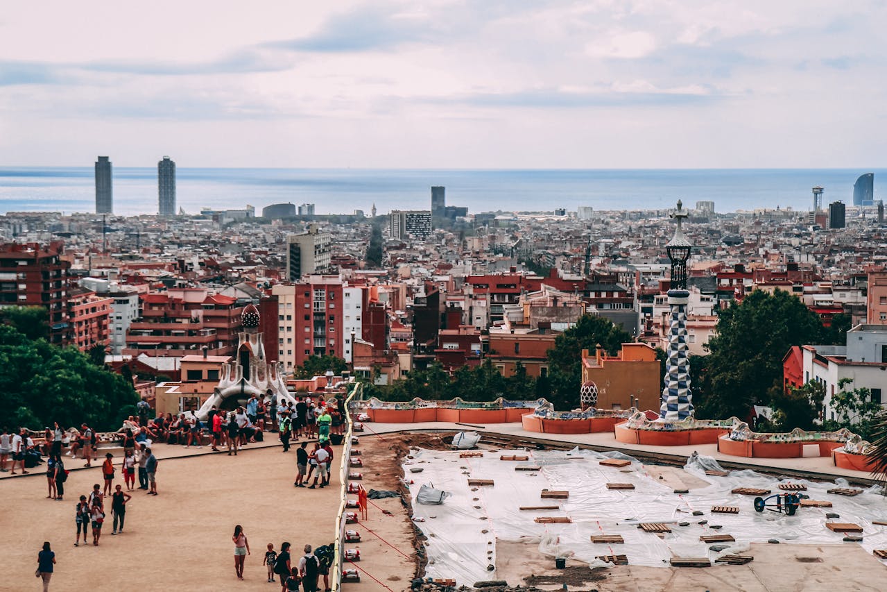 people in Barcelona