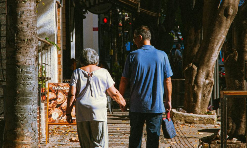 elderly couple