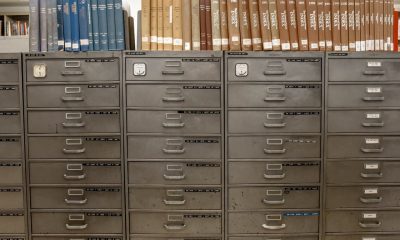 Gray Steel File Cabinet